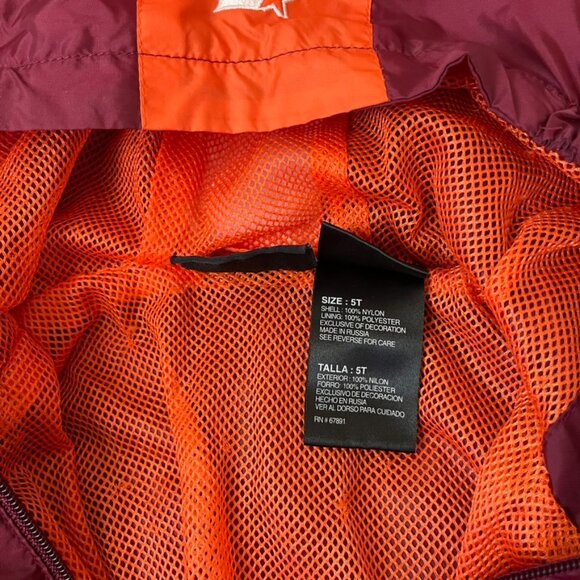 Virginia Tech Windbreaker Jacket Kids 5T - Picture 6 of 7